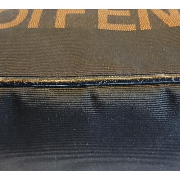 Authentic Fendi Mini Roma Black Canvas Tote Bag Vintage - Picture 13 of 16